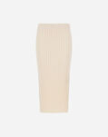 Herno SKIRT IN WOOL COTTON Cream GN000027D720651010