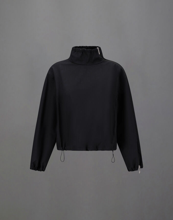 LAMINAR JACKET IN WOOL TOUCH Herno Herno LAMINAR JACKET IN WOOL TOUCH Black GI00124DL128479300