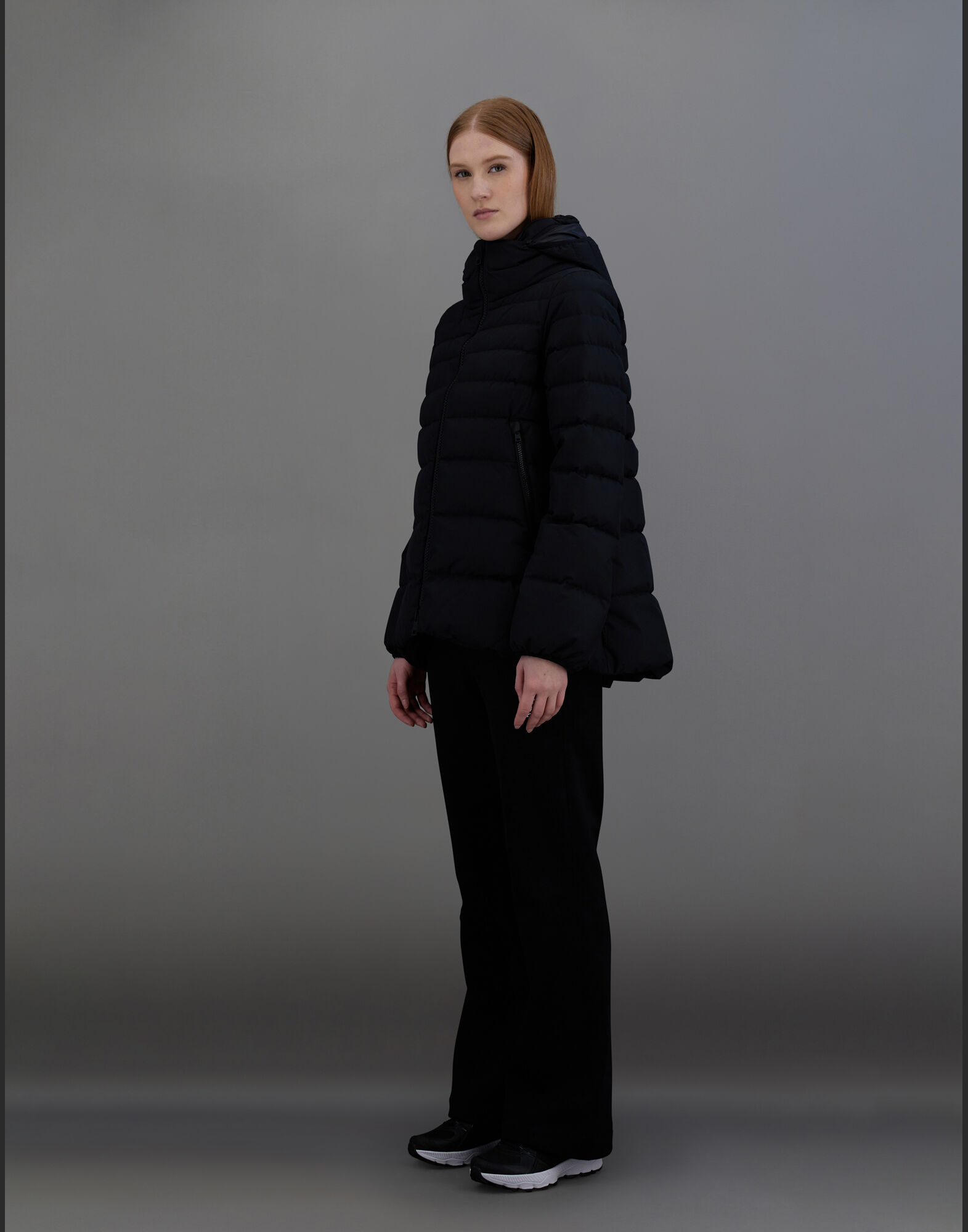 LAMINAR GORE TEX WINDSTOPPER A SHAPE en Black pour femme Herno