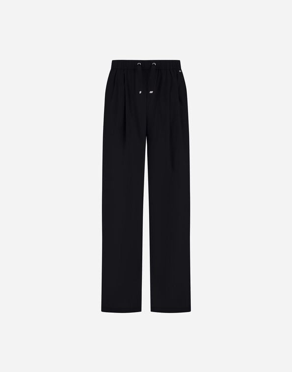 Herno TROUSERS IN LIGHT STRETCH NYLON Black PT000246D12431SZ9300