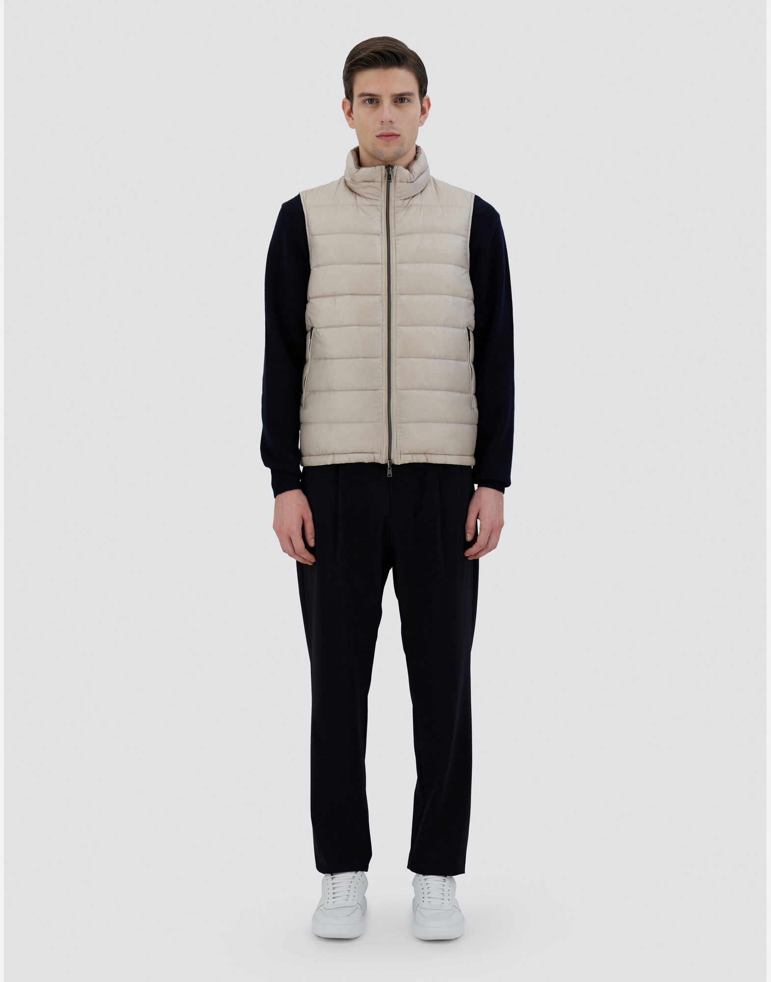 完璧すぎるが故三度も メンズ NYLON ULTRALIGHT リバーシブル ノースリーブジャケット ジャケット・アウター
