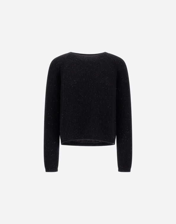 Herno FISHERMAN'S RIB MOHAIR JUMPER Black MG000254D703609300