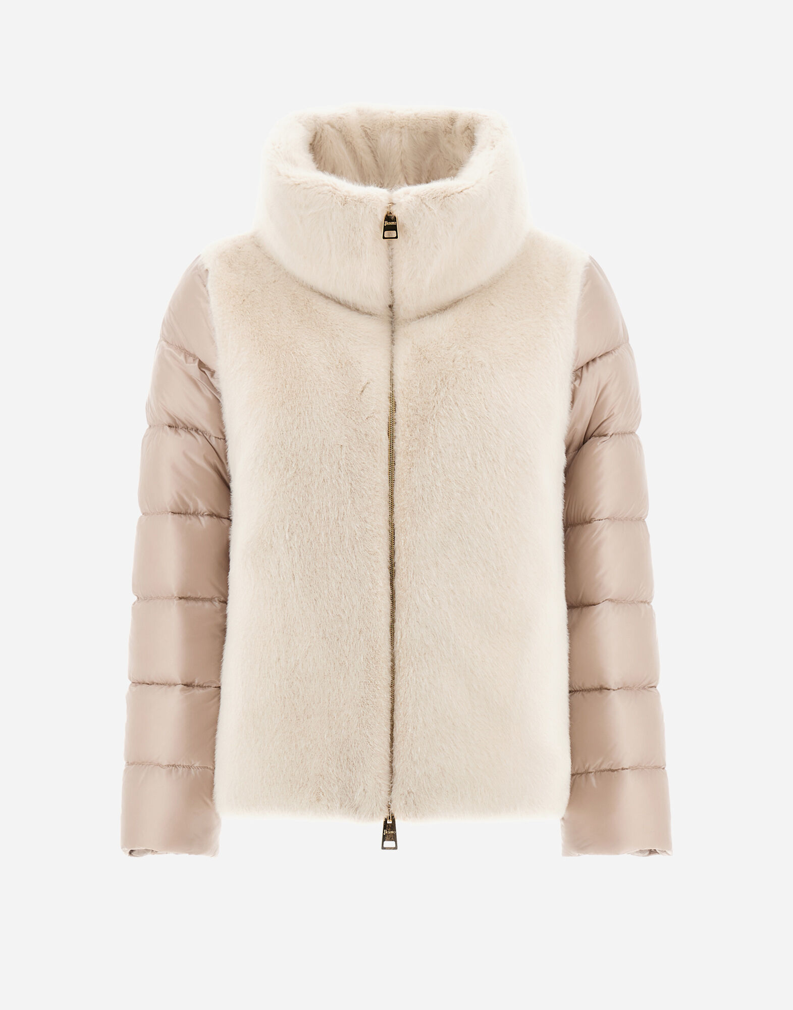 Herno faux fur hot sale pocket puffer jacket