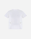 Herno T-SHIRT IN CHIC COTTON JERSEY AND NEW TECHNO TAFFETA White JG000224D520061000