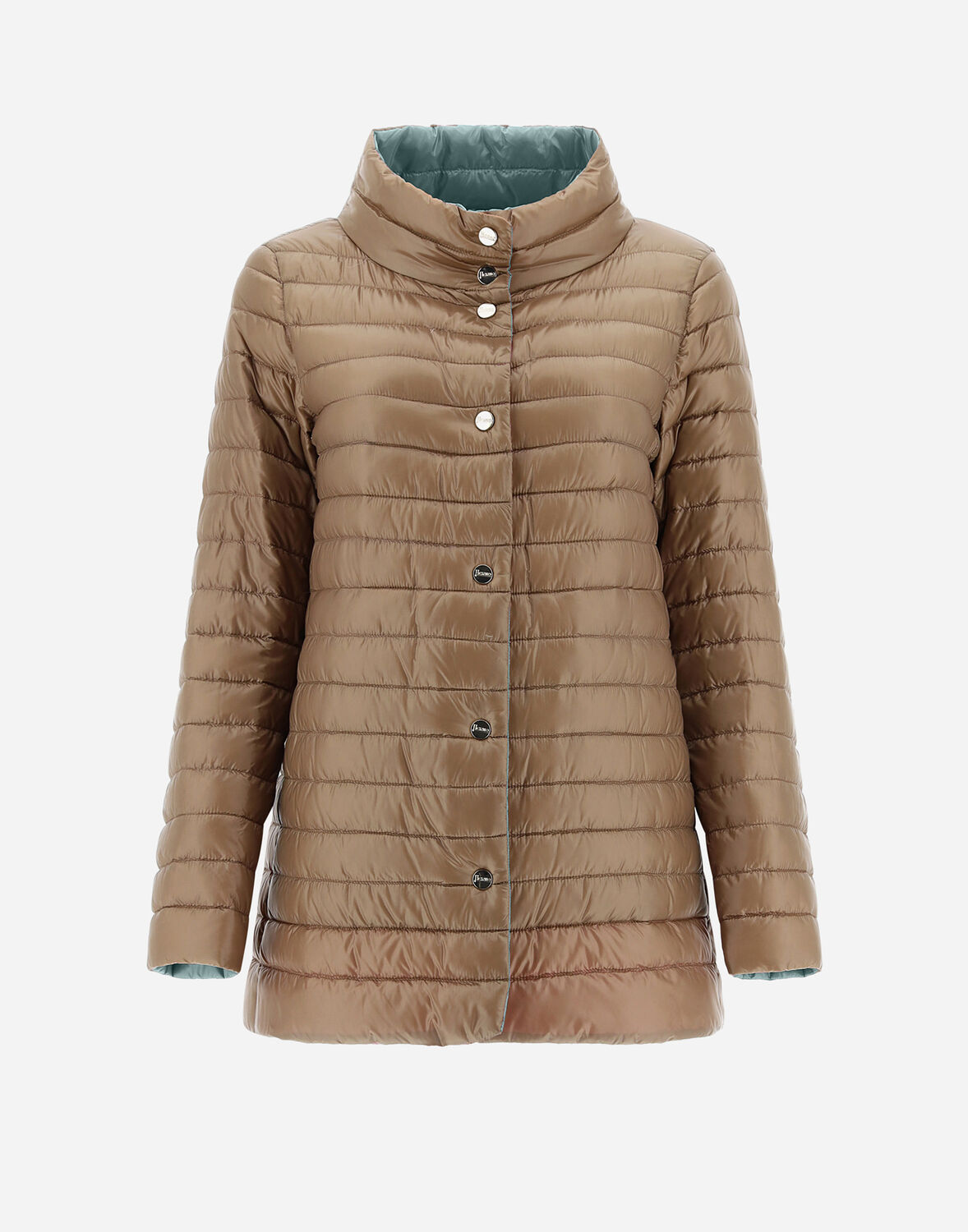 Herno Reversible A-shape In Nylon Ultralight - Female Ss23 Collection Powder 54 In パウダー