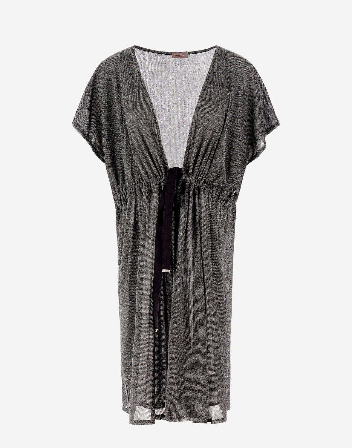 Herno シャインスルー Resort カーディガン In Light Grey