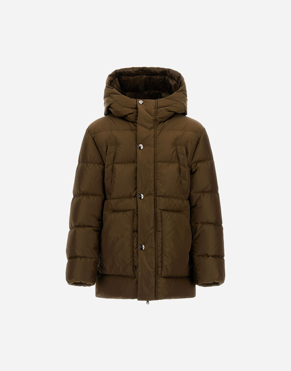 Herno PARKA IN NYLON&nbsp;CHAMONIX Military PI000163B12004Z7740