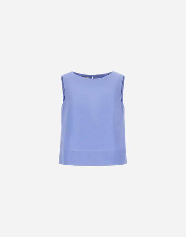 Herno TOP IN SMART COTTON POPELINE Light Blue BL000044D132889128