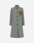 Herno LUXURY WOOL HIGH-NECK COAT Sage GC000506D333137206