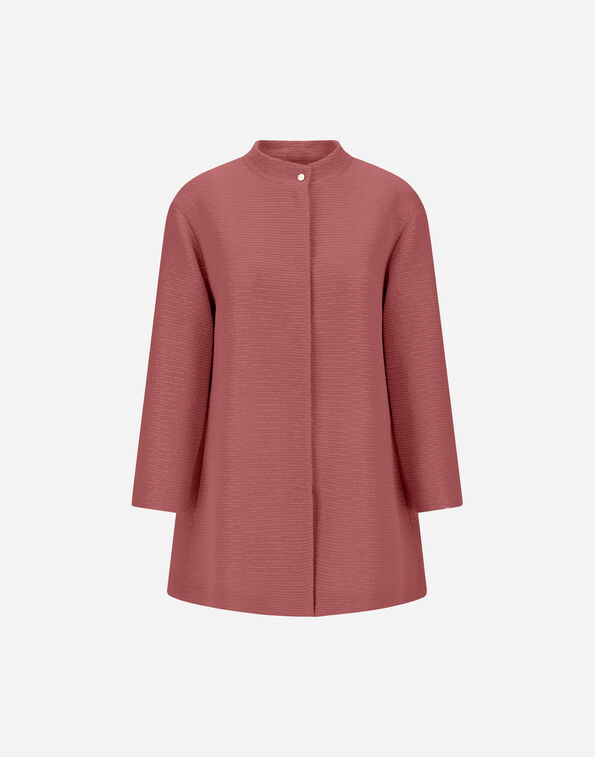 Herno COAT IN VEILED SEQUINS Dark pink CA000610D12862S4173