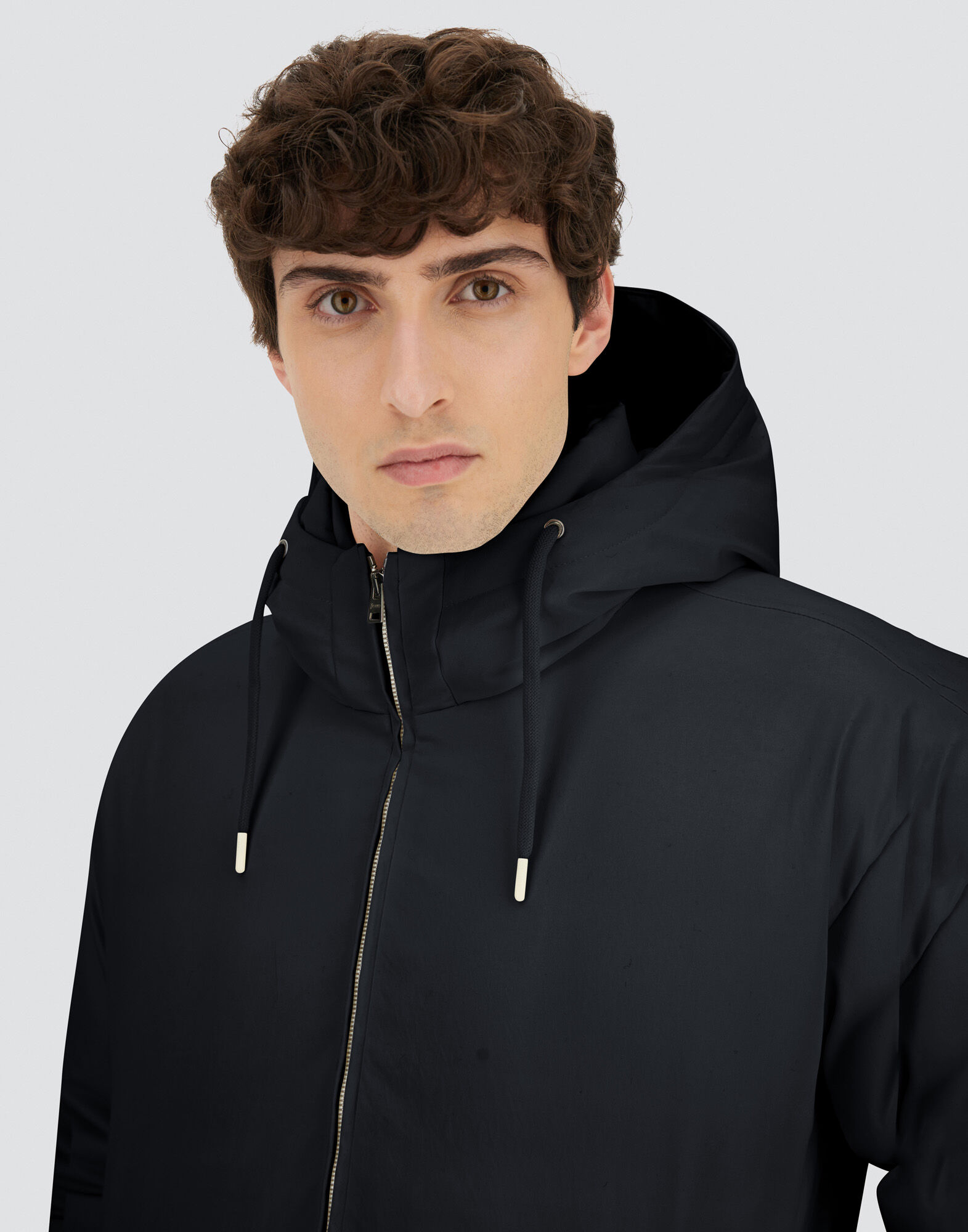 JACKET IN COTTON FEEL in Navy Blue for Men | Herno®