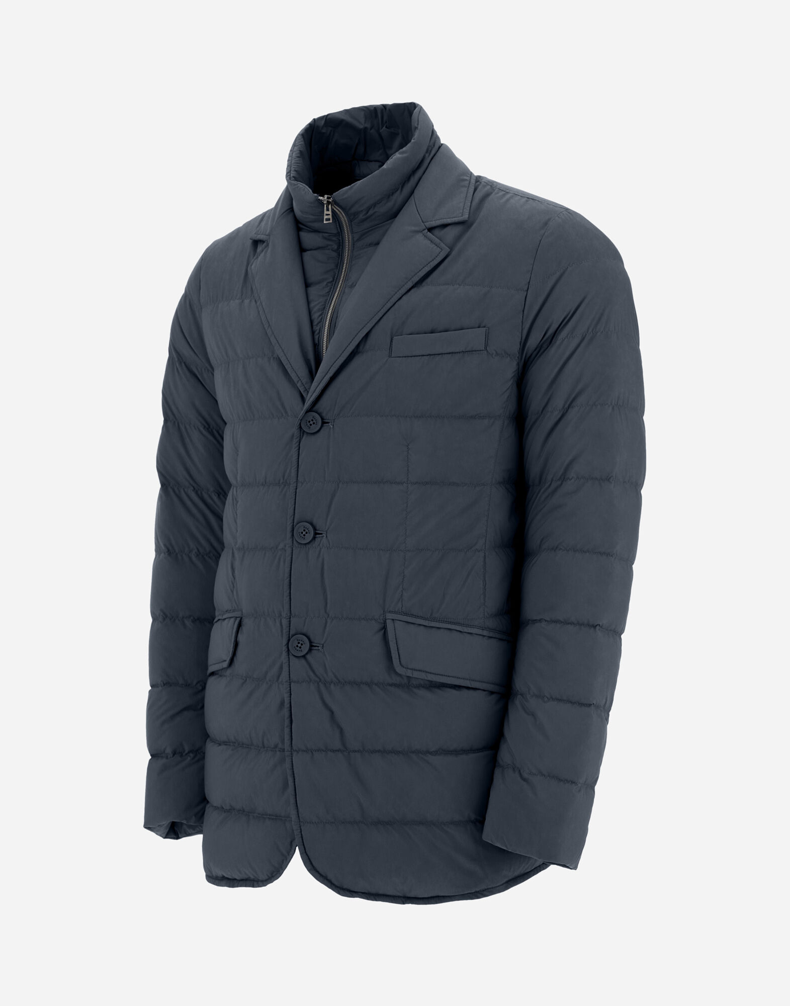 GIACCA CON PIUMA LINEA LEGEND in Blue for Men Herno
