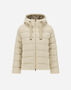 Herno JACKET IN SHINY RIBBED KNIT Chantilly PI0033DNW126801985