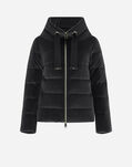 Herno COLOUR VELVET CAPE Black PI001817D15020S9300