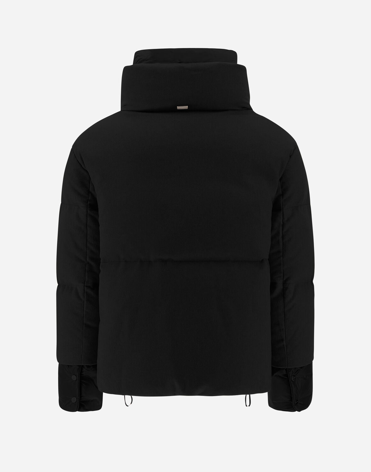 Herno カシミヤ シルク ウルトラライトナイロン ボンバージャケット In Black