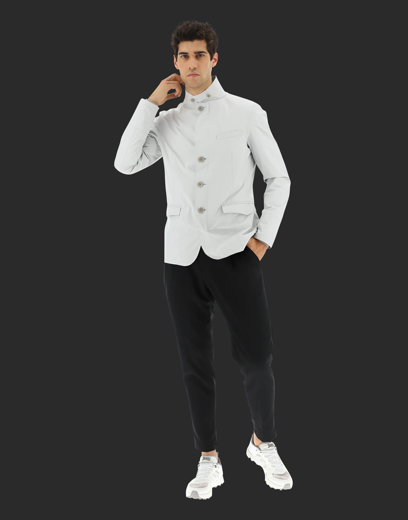 GIACCA HERNO UOMO LAMINAR en Ice pour homme Herno