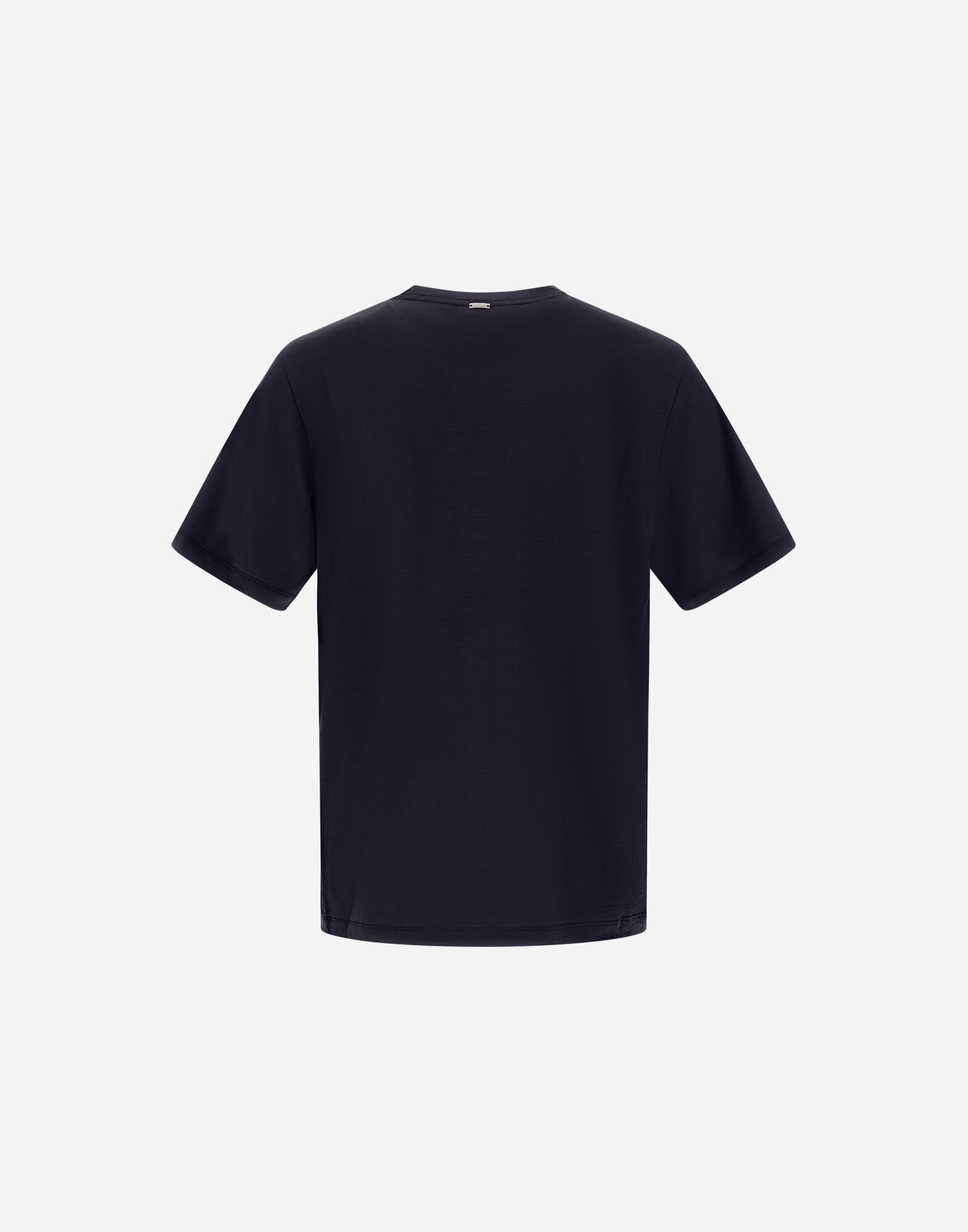 【新品】HERNO ヘルノ Tシャツ XL ロゴ刺繍 ダークネイビー メンズ T-SHIRT IN WOOL JERSEY ネイビーブルー | Herno® (ヘルノ)