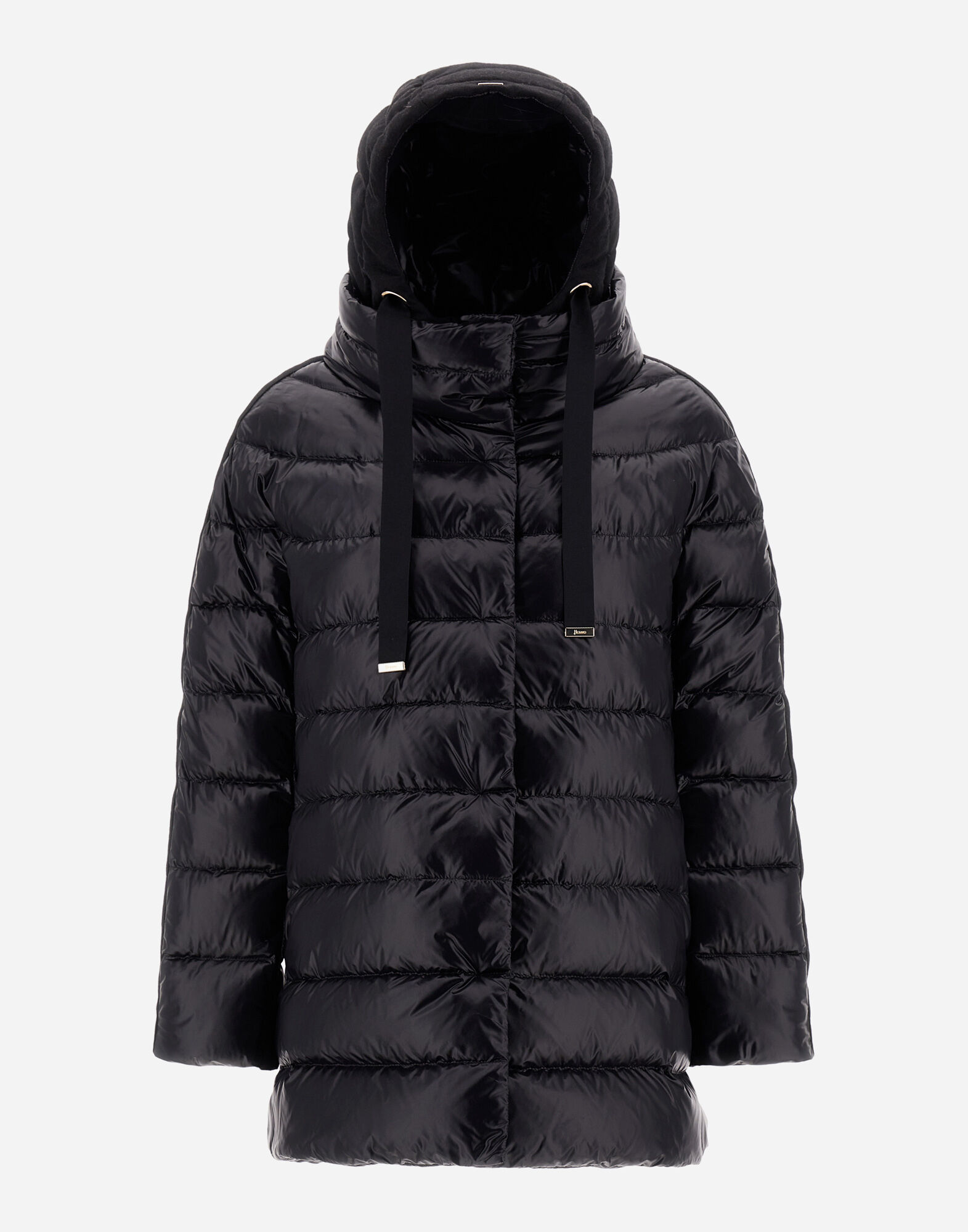 PIUMINO NYLON ULTRALIGHT CASHMERE SETA NEW WINTE in Black for