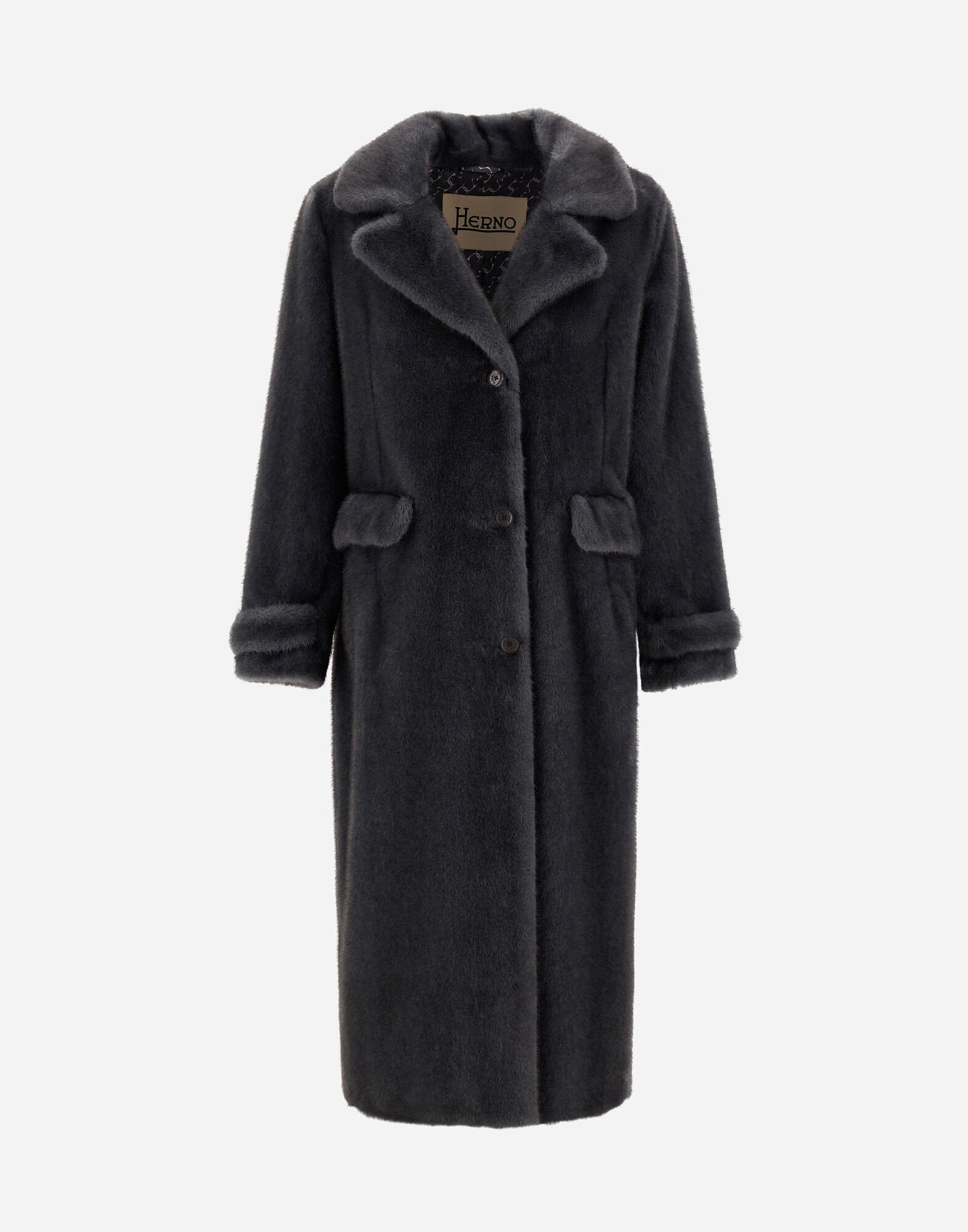 HERNO（ヘルノ）／ダウントレンチコート／グレー／44 HERNO ヘルノ ダウンコート LAMINAR OVERSIZE GORE-TEX
