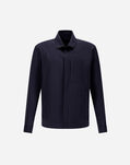 Herno TECH WOVEN SHACKET Navy Blue GI000495U126829200