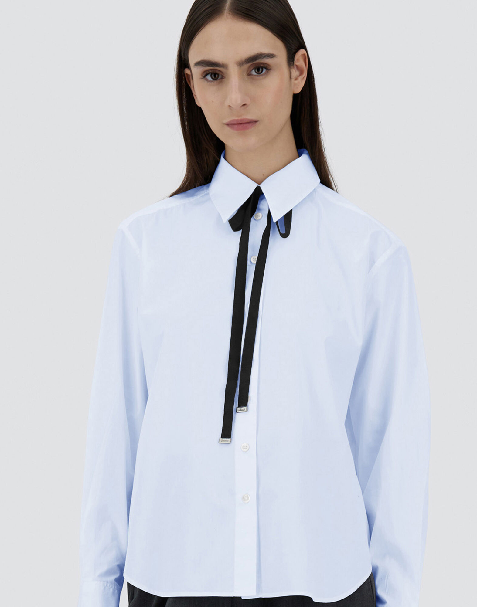 レディース コットン シャツ ライトブルー | Herno® (ヘルノ)