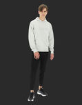 Herno LAMINAR COTTON SWEATER HOODIE WITH LOGO White JG008UL500171250
