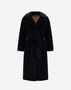 Herno COAT IN SOFT ALTERNATIVE FUR Black CA000586D124229300