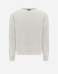 Herno RESORT SWEATER IN CLOUD CASHMERE Mastic - Dove Grey MG00014UR710091320
