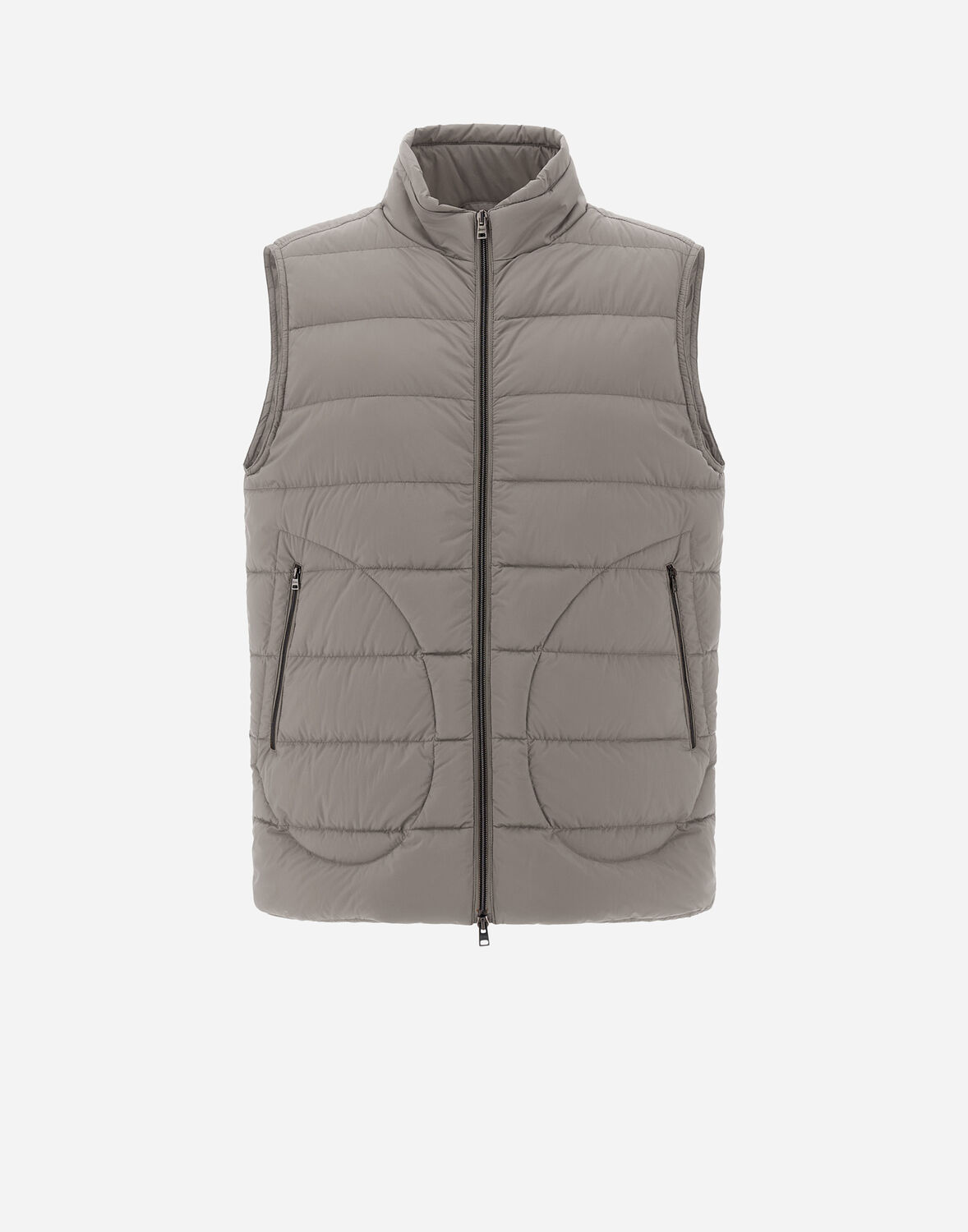 Herno Il Gilet In Dove Grey