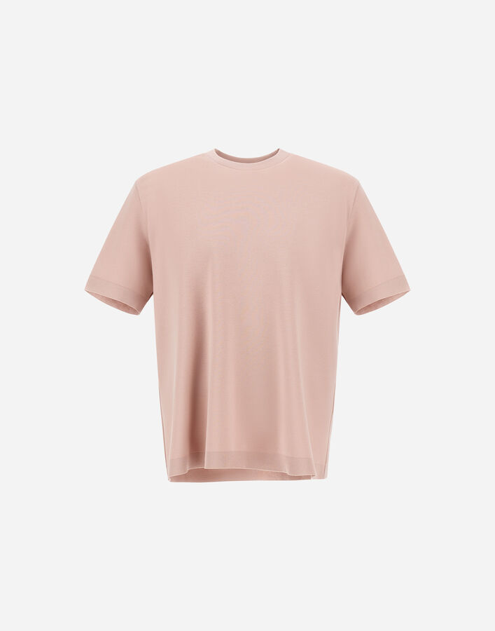 Herno JERSEY KNIT EFFECT T-SHIRT Powder Pink JG000206U520594039