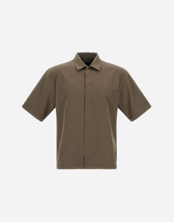 Herno SEER-CREASE SHIRT Military Green CM000012U126847745