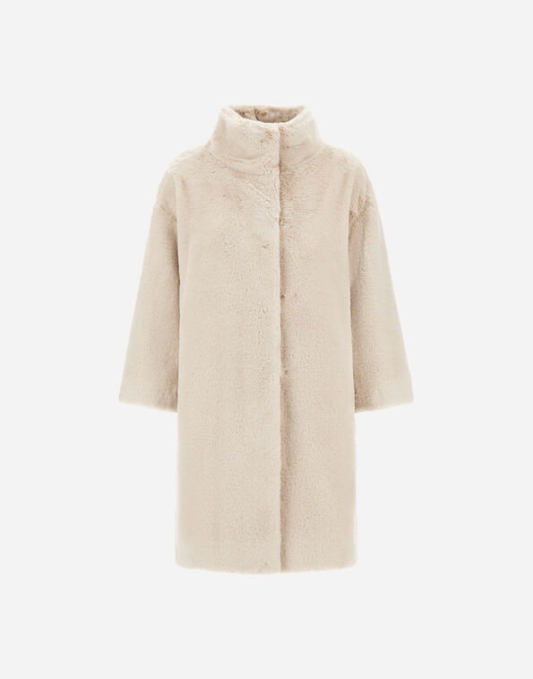 Herno COAT IN SOFT ALTERNATIVE FUR Chantilly GC000491D124221985