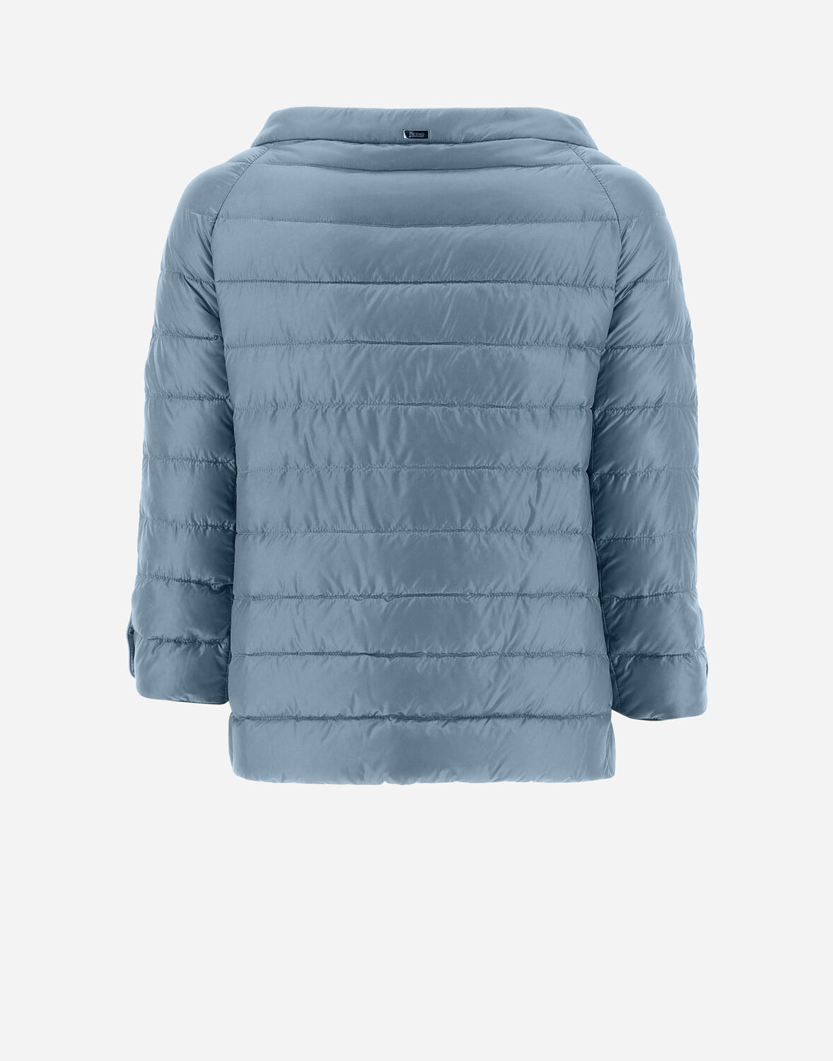 Herno Petal Sleeve Jacket In Blue