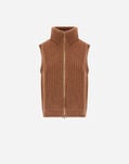 Herno VEST IN COB STITCH WOOL Caramel MC000183D700168030