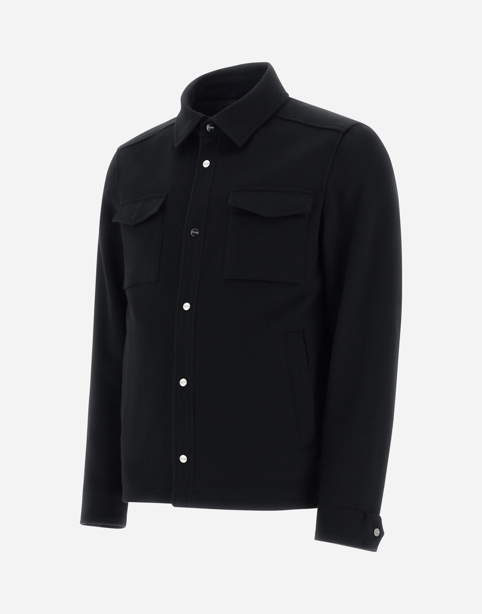【関税&送料込み】Herno Wool Overshirt GIUBBOTTO HERNO UOMO MAIN in Black for Men | Herno®