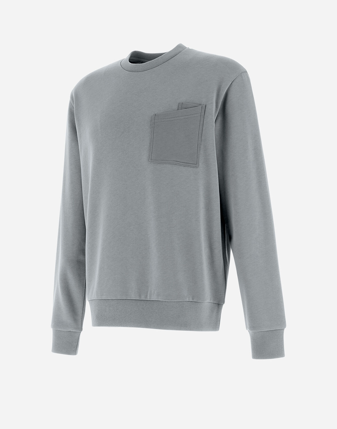 Herno コットンセーター Resort スウェットシャツ In Light Grey