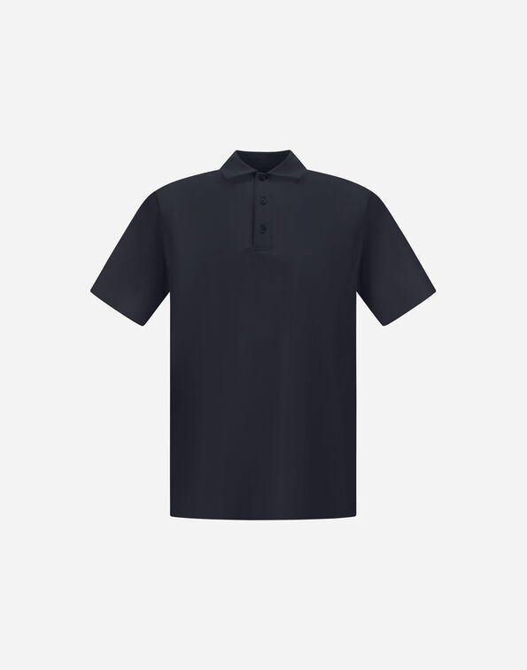 Herno POLO SHIRT IN SUPERFINE COTTON STRETCH Navy Blue JPL00142U520039200
