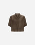 Herno RESORT SHIRT IN NEW LINEN Dark Chocolate CM00009DR17105Z8810