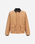Herno NYLON CHAMONIX AND WAXED TECH COTTON JACKET Camel GI000530U12004Z2157