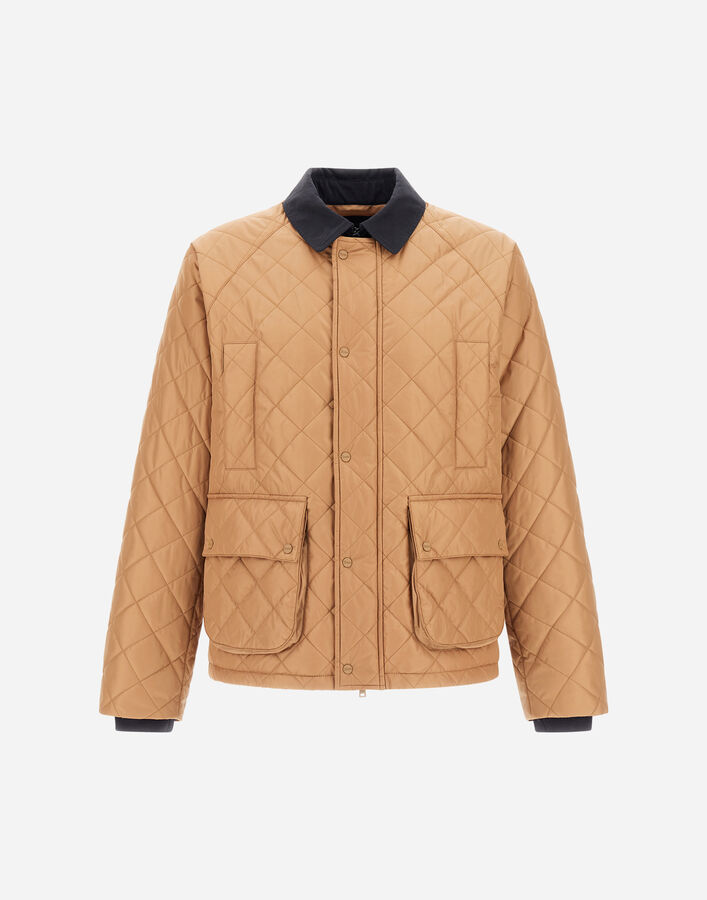 Herno JACKET IN NYLON CHAMONIX AND WAXED TECH COTTON Camel GI000530U12004Z2157