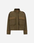 Herno JACKET IN DELON AND KEYSTONE Light Military GI000323D13218Z7730
