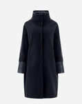 Herno LUXURY WOOL & NYLON ULTRALIGHT COAT New Blue GC000373D333139202
