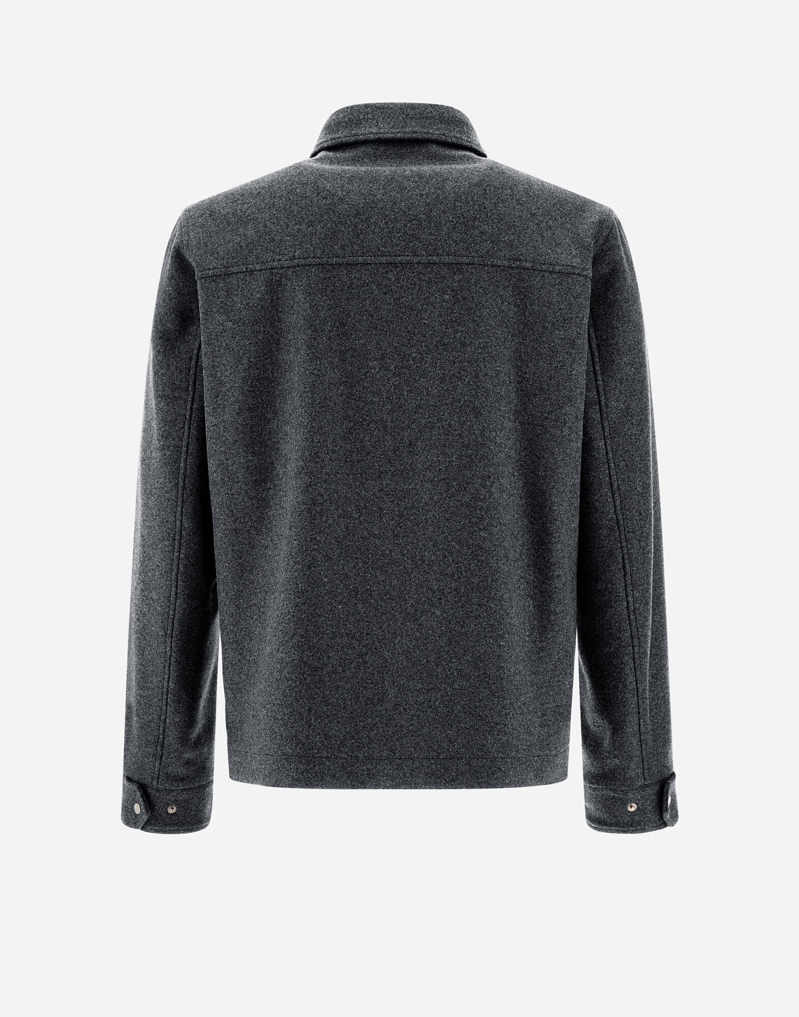 SHIRT IN WOOL FASHION in Grey for Men Herno