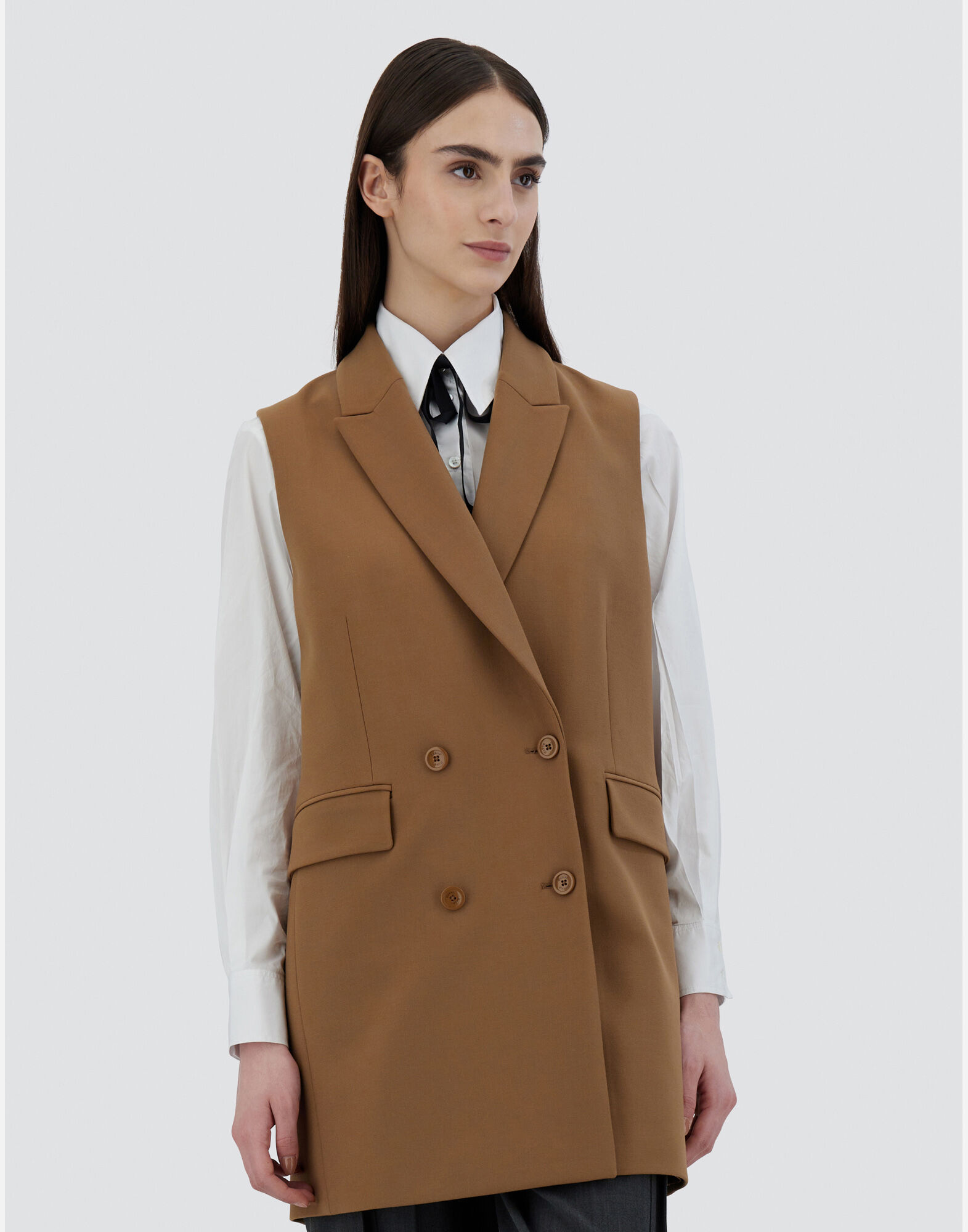 VEST IN EVERYDAY in Camel for Women Herno