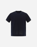 Herno PIQUE JERSEY T-SHIRT WITH PLASTER SHOULDER Blue Navy JG000129U540029200