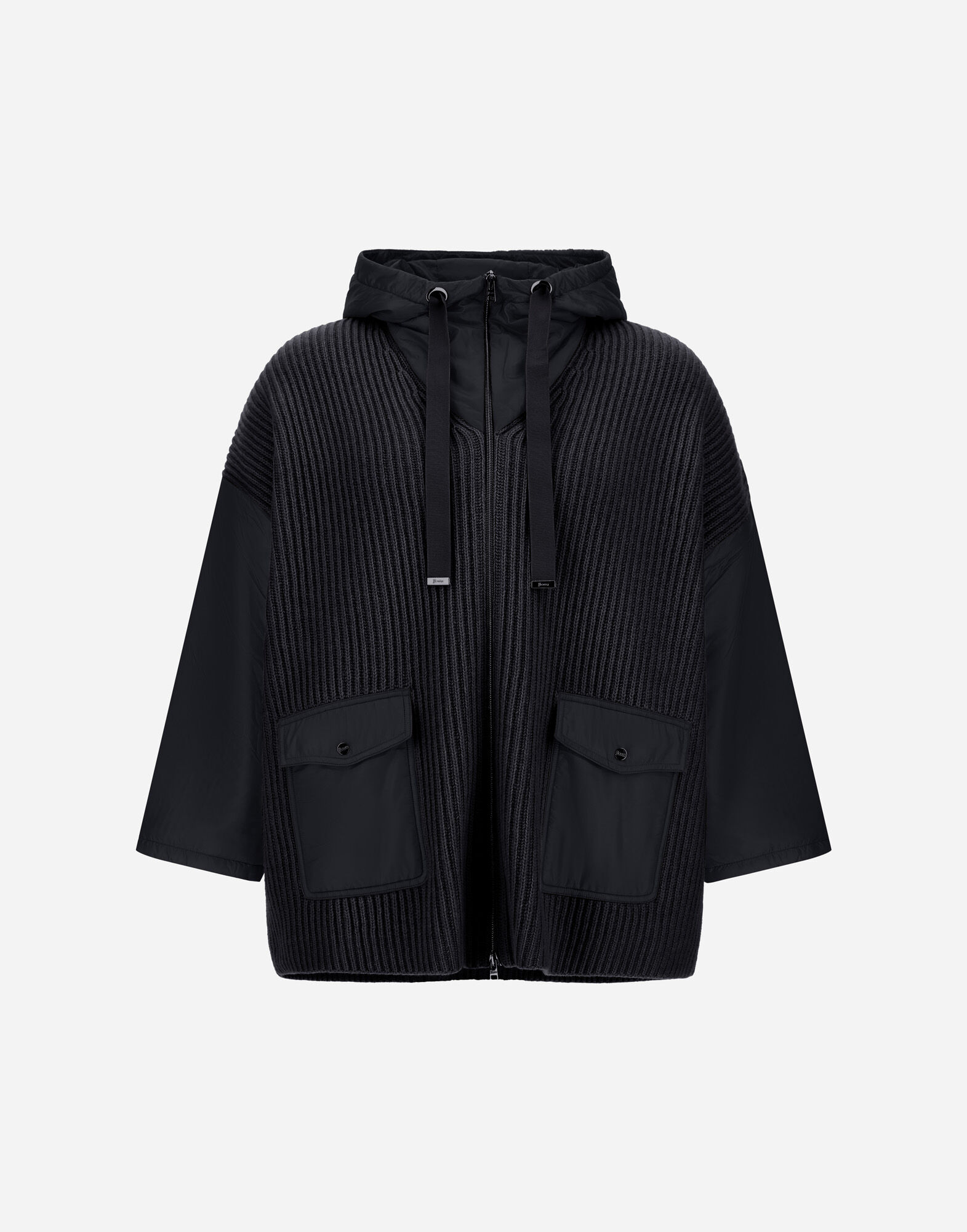 RESORT JACKET IN G.5 WOOL & NYLON ULTRALIGHT in Black for