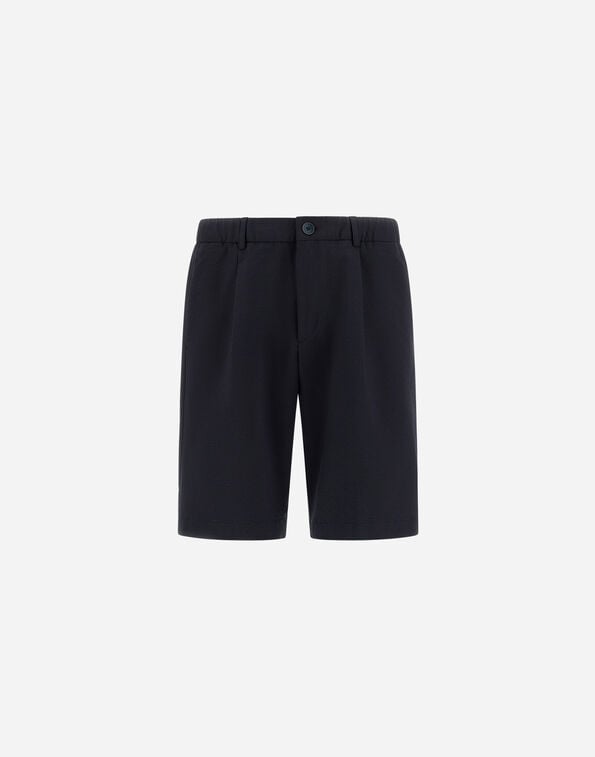 Herno SHORTS IN SEER-CREASE Navy Blue PT000192U126849200