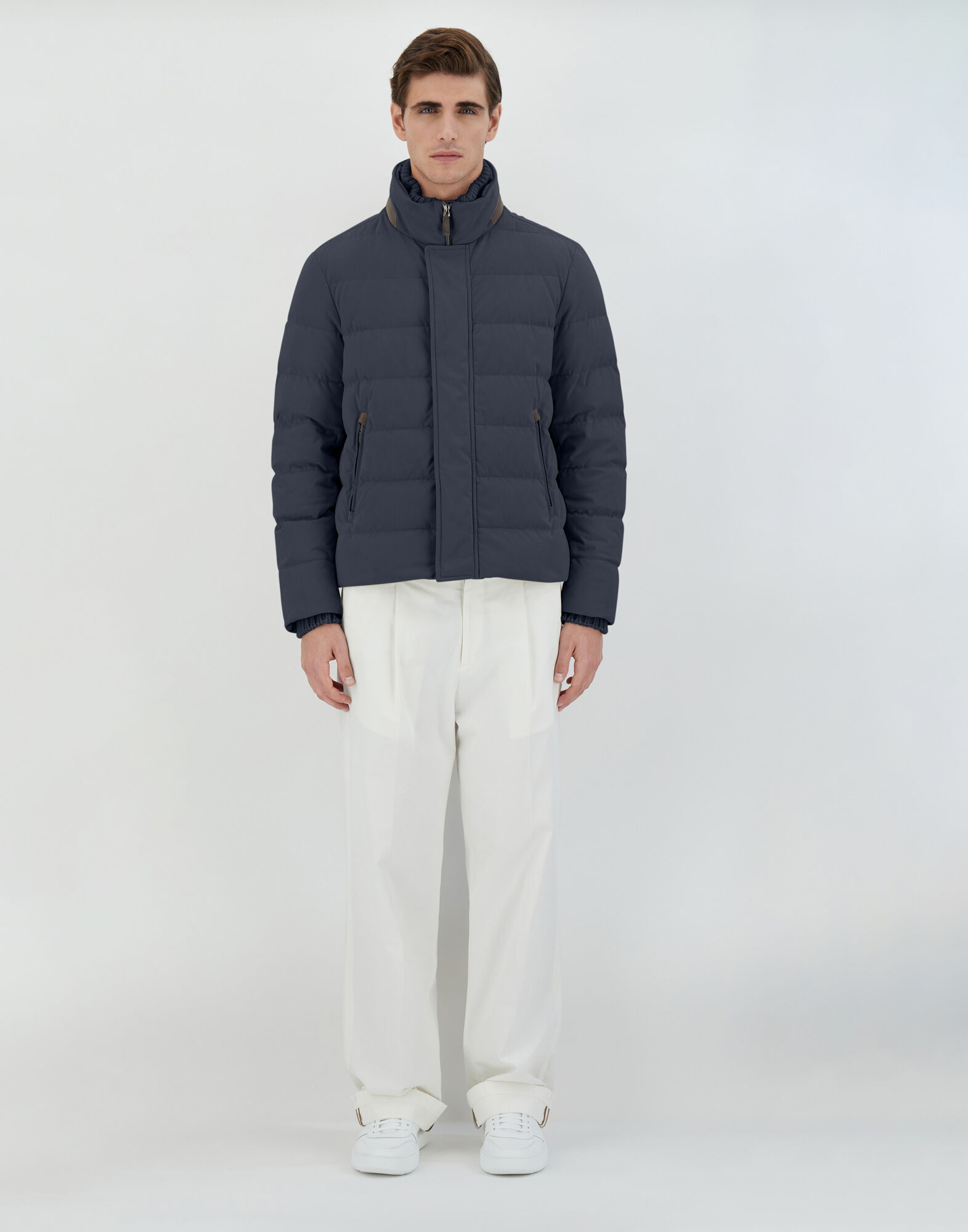 Herno suede bomber jacket cheap