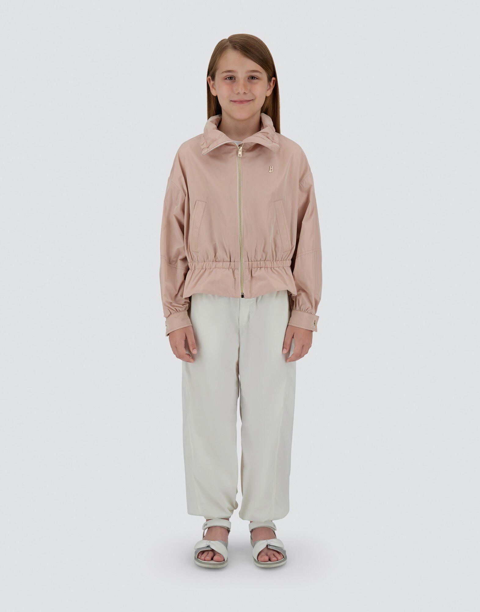 女児 NEW TECHNO TAFFETA JACKET ピンク Herno® (ヘルノ)