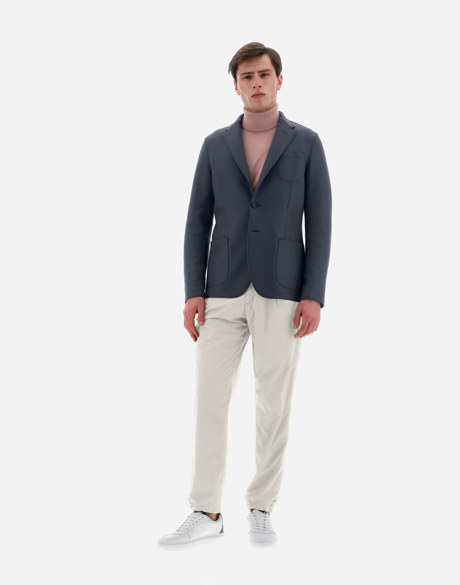 メンズ RESORT LIGHT BOILED WOOL ジャケット リゾートブルー